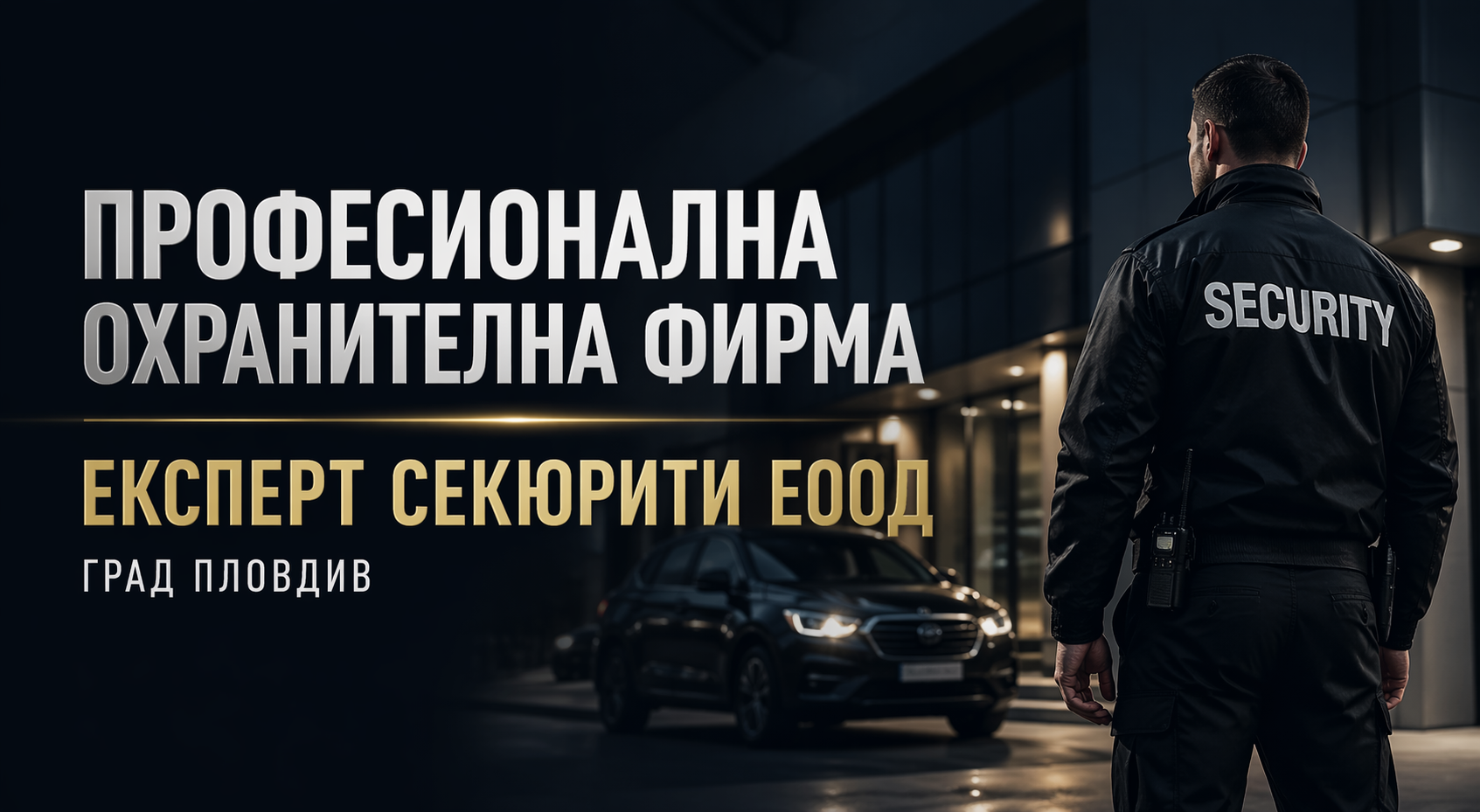 Охранителна фирма Пловдив СОТ | expertsecurity.bg